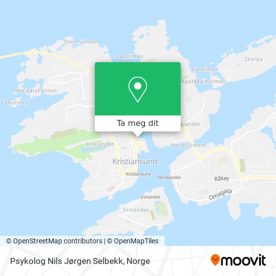 Psykolog Nils Jørgen Selbekk kart