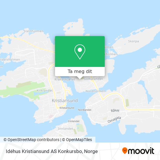 Idéhus Kristiansund AS Konkursbo kart