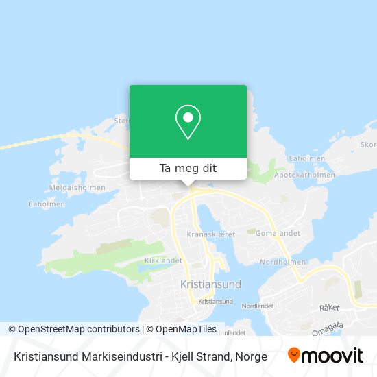 Kristiansund Markiseindustri - Kjell Strand kart