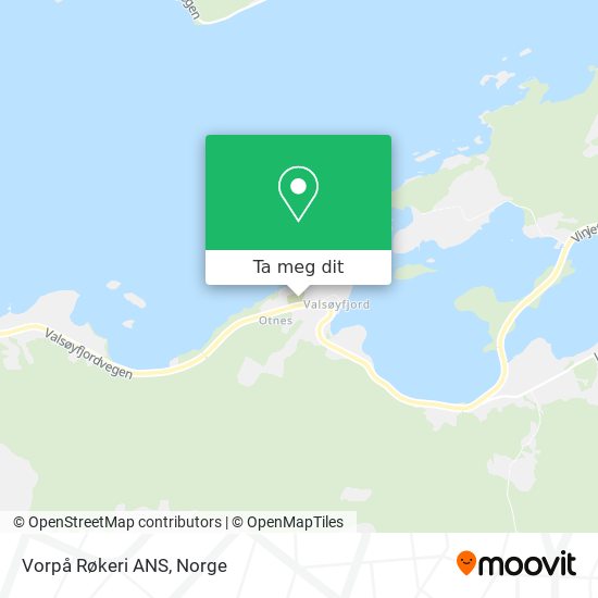 Vorpå Røkeri ANS kart