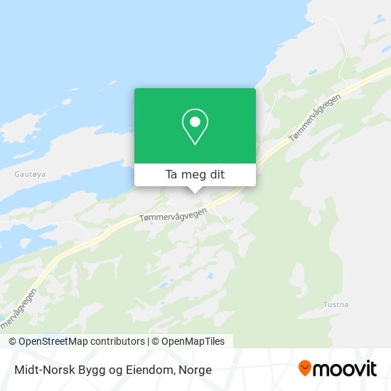 Midt-Norsk Bygg og Eiendom kart