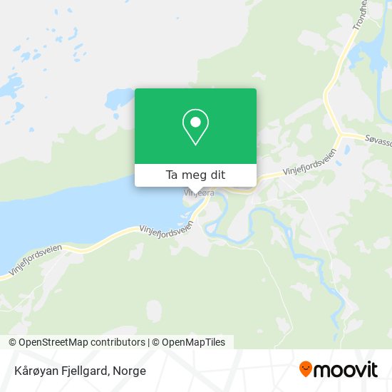 Kårøyan Fjellgard kart