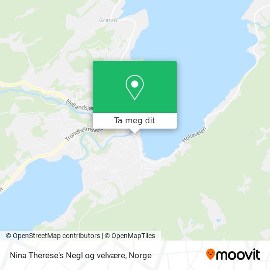 Nina Therese's Negl og velvære kart