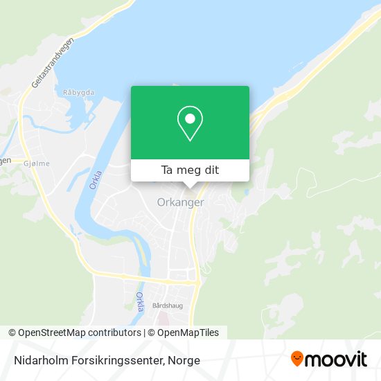 Nidarholm Forsikringssenter kart