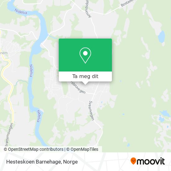 Hesteskoen Barnehage kart