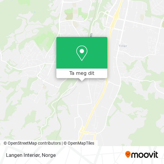Langen Interiør kart