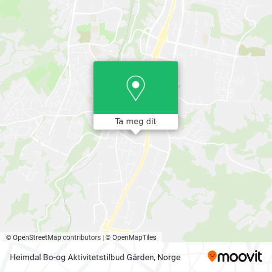 Heimdal Bo-og Aktivitetstilbud Gården kart