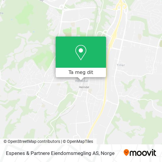 Espenes & Partnere Eiendomsmegling AS kart