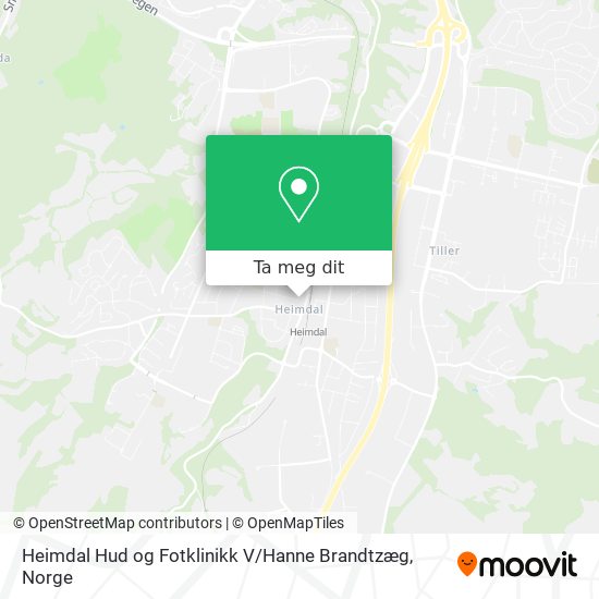 Heimdal Hud og Fotklinikk V / Hanne Brandtzæg kart