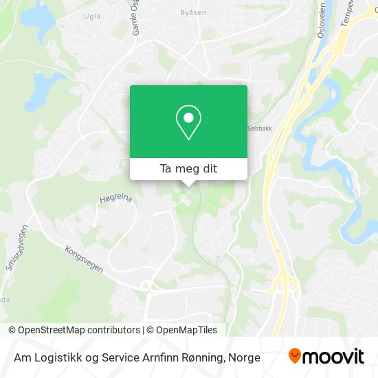 Am Logistikk og Service Arnfinn Rønning kart