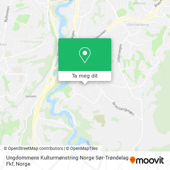 Ungdommens Kulturmønstring Norge Sør-Trøndelag Fkf kart