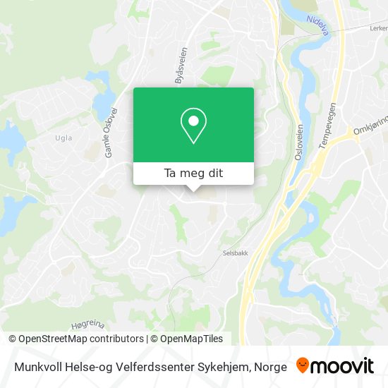 Munkvoll Helse-og Velferdssenter Sykehjem kart