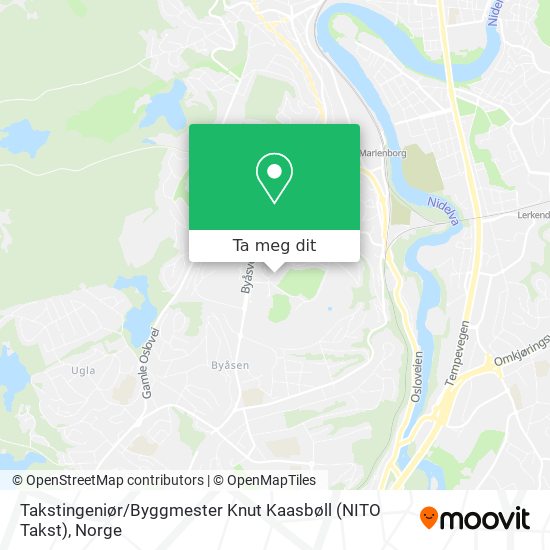 Takstingeniør / Byggmester Knut Kaasbøll (NITO Takst) kart