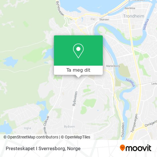 Presteskapet I Sverresborg kart