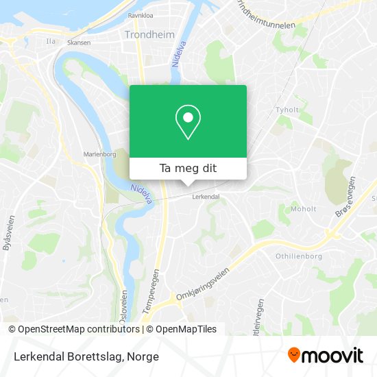 Lerkendal Borettslag kart