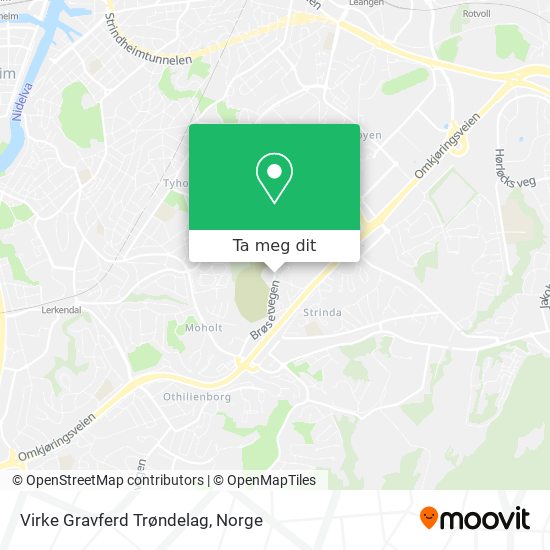 Virke Gravferd Trøndelag kart