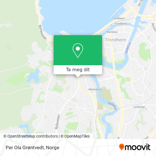Per Ola Grøntvedt kart
