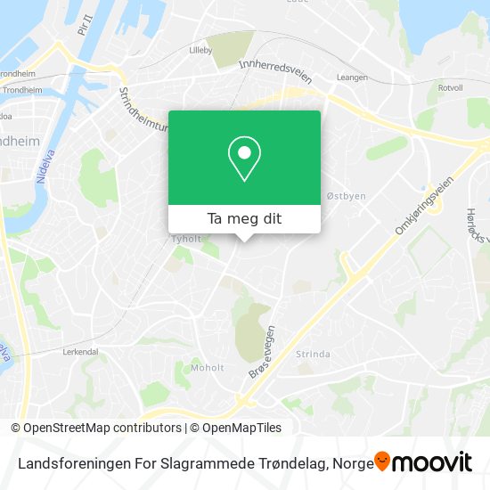Landsforeningen For Slagrammede Trøndelag kart