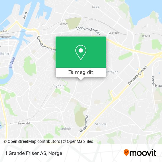 I Grande Frisør AS kart