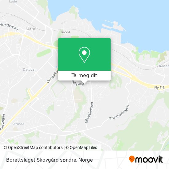 Borettslaget Skovgård søndre kart