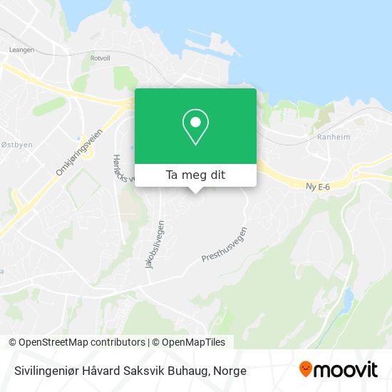 Sivilingeniør Håvard Saksvik Buhaug kart
