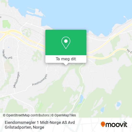 Eiendomsmegler 1 Midt-Norge AS Avd Grilstadporten kart