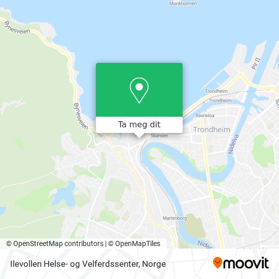 Ilevollen Helse- og Velferdssenter kart