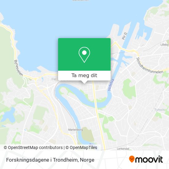 Forskningsdagene i Trondheim kart