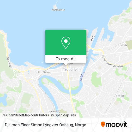 Djsimon Einar Simon Lyngvær Oshaug kart