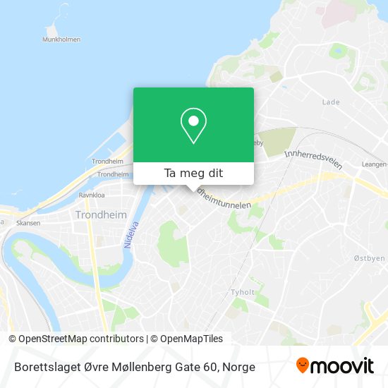 Borettslaget Øvre Møllenberg Gate 60 kart