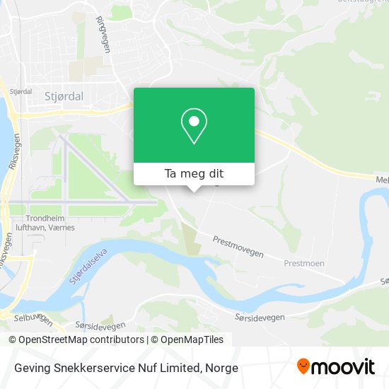 Geving Snekkerservice Nuf Limited kart