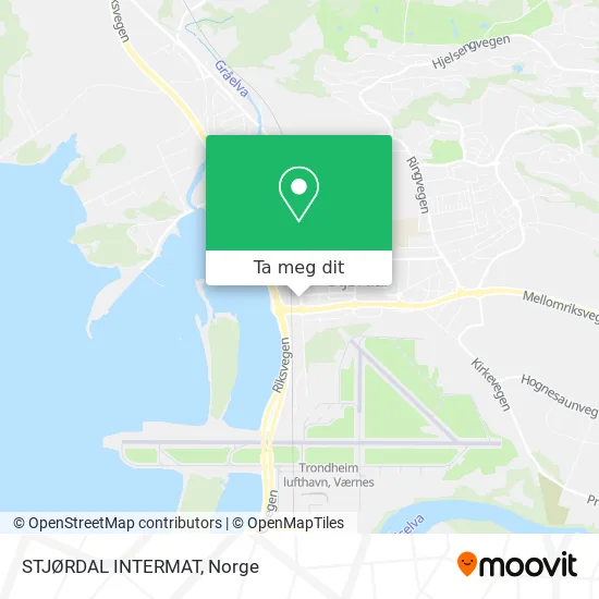 STJØRDAL INTERMAT kart