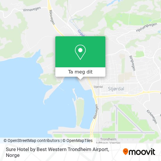 Sure Hotel by Best Western Trondheim Airport kart