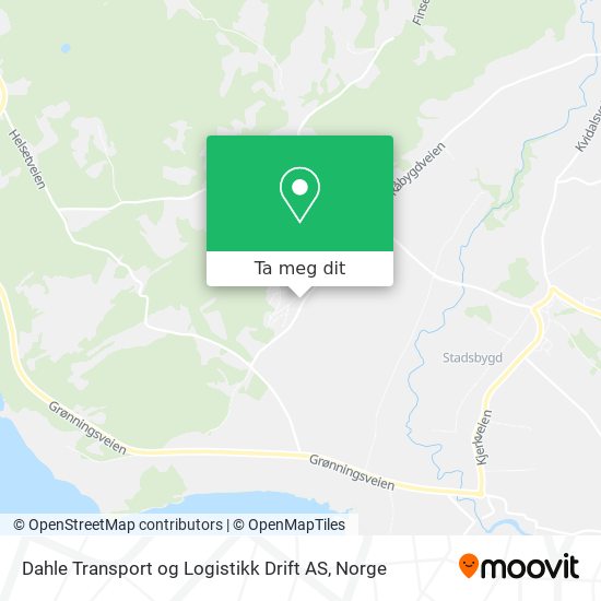 Dahle Transport og Logistikk Drift AS kart