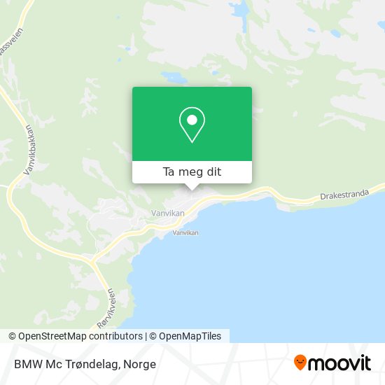 BMW Mc Trøndelag kart