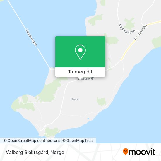Valberg Slektsgård kart