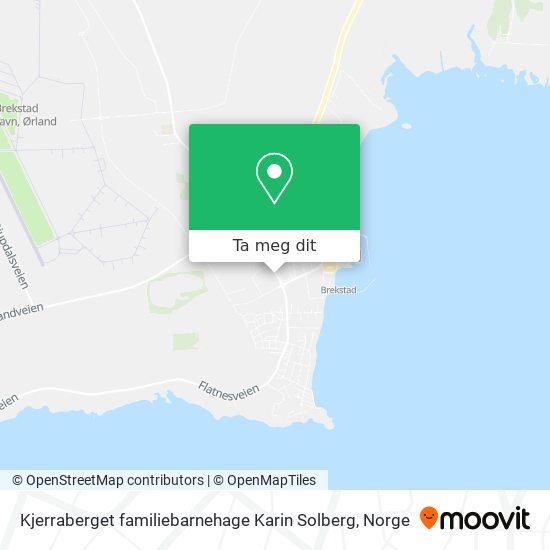 Kjerraberget familiebarnehage Karin Solberg kart
