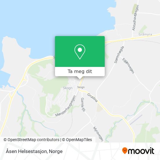 Åsen Helsestasjon kart