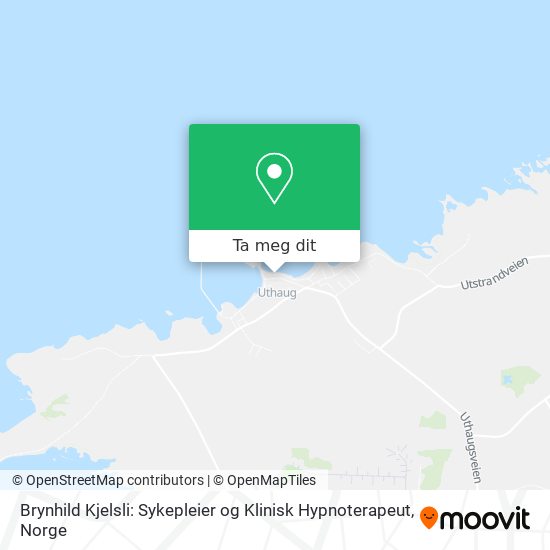 Brynhild Kjelsli: Sykepleier og Klinisk Hypnoterapeut kart