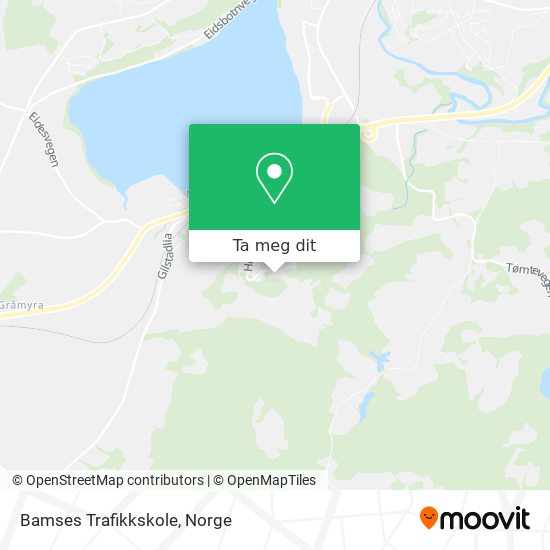 Bamses Trafikkskole kart