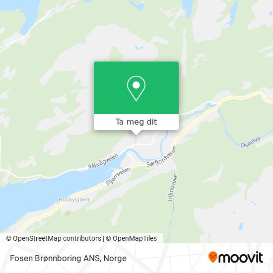 Fosen Brønnboring ANS kart