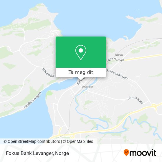 Fokus Bank Levanger kart