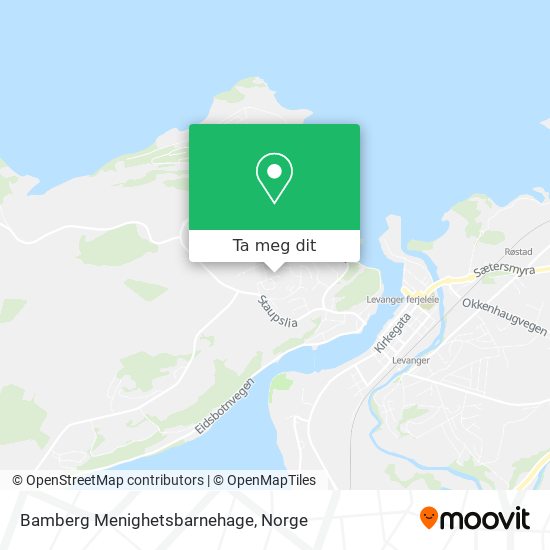 Bamberg Menighetsbarnehage kart