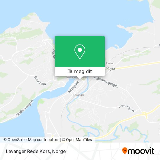 Levanger Røde Kors kart
