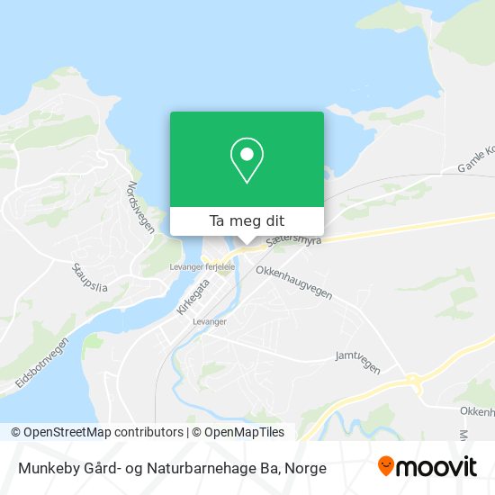 Munkeby Gård- og Naturbarnehage Ba kart