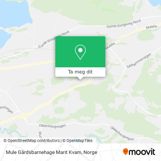 Mule Gårdsbarnehage Marit Kvam kart
