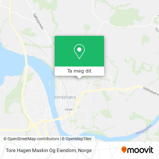 Tore Hagen Maskin Og Eiendom kart