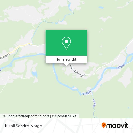 Kulsli Søndre kart