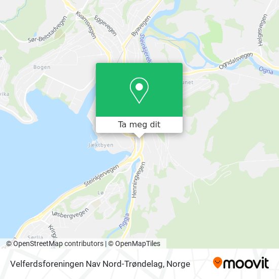 Velferdsforeningen Nav Nord-Trøndelag kart