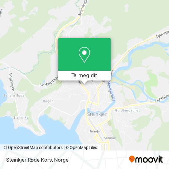 Steinkjer Røde Kors kart